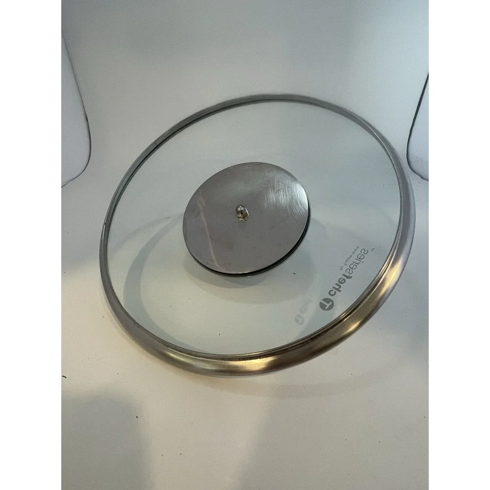 Chef‎ Series by Tupperware Stainless Steel and Glass Replacement Lid 8.5